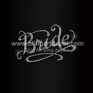 Bride Rhinestone Iron On Transfer Bride Rhinestone Iron On Transfer